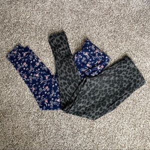 Lot of 2 Old Navy Printed Leggings